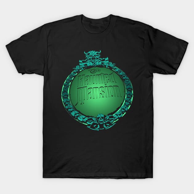 Haunted Mansion Sign T-Shirt by rexthinks